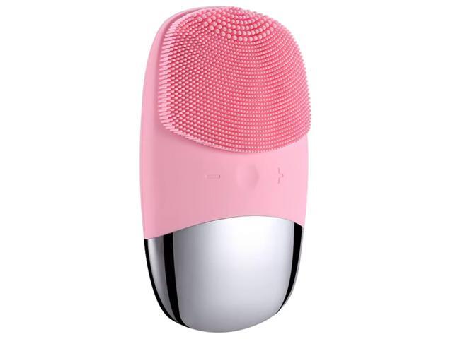 Vista PureGlow Silicone Face Scrubber Deep Clean & Exfoliate - Pink