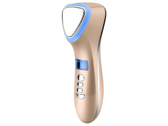 Vista ThermoCool Dual-Action Hot & Cold Skin Care Beauty Device Spa-Grade Thermo & Cryo Compress - Gold