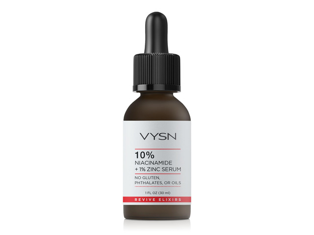 Vista 10% Niacinamide + 1% Zinc Serum - No Gluten, Phthalates, or Oils - No Color