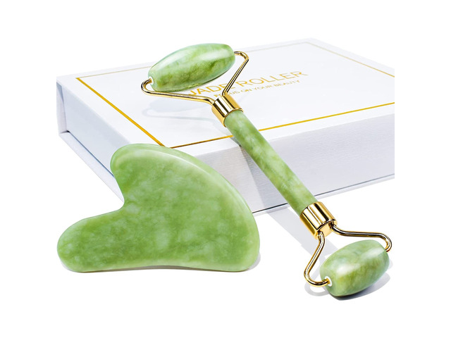 BeNat Jade Roller & Gua Sha Gift Box - Green