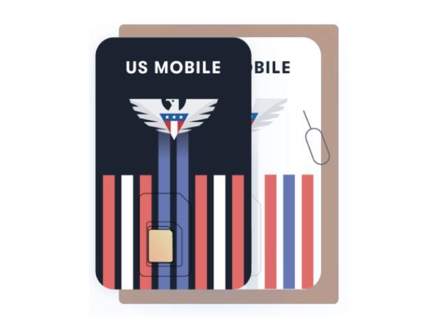 Starter Kit - Prepaid SIM Card (US Mobile) - Custom Plans from $4/mo. Unlimited Plans from $10/mo.