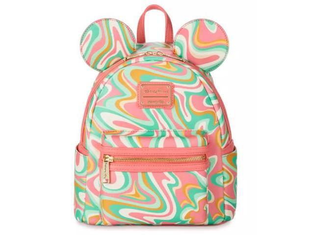Disney Parks Mickey Mouse Swirl Loungefly Mini Backpack