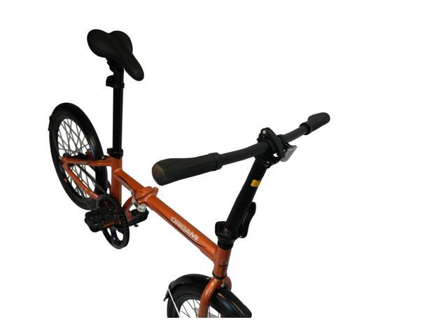 The Origami Cobra is a lightweight single-speed folding bike that offers comfort and maneuverability in a compact package.