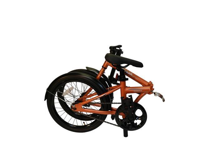 The Origami Cobra is a lightweight single-speed folding bike that offers comfort and maneuverability in a compact package.