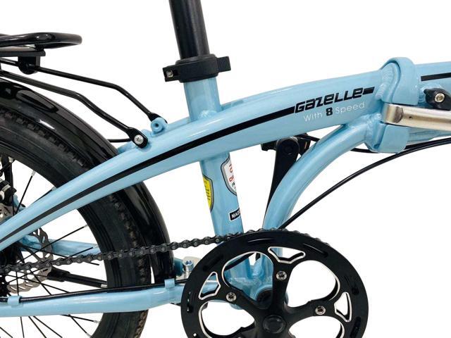 The Origami Gazelle is a great companion for anyone wanting a versatile and lightweight folding bike. Its 8-speed gear set and disc brakes make it...