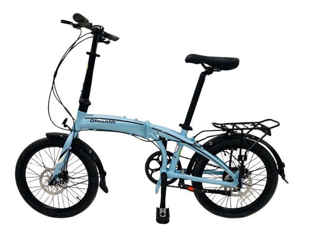 The Origami Gazelle is a great companion for anyone wanting a versatile and lightweight folding bike. Its 8-speed gear set and disc brakes make it...