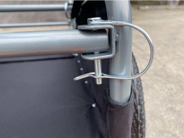 The Origami folding utility trailer has capacity for four large grocery bags and folds flat with no tools required. It is perfect for you RV or...