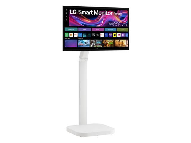 Smart Monitor Swing 32U889SAW 32-Inch 4K UHD (3840x2160) IPS Touchscreen on a Fully Adjustable Wheeled Base HDR10, webOS, Built-in Speaker, HDMI,...