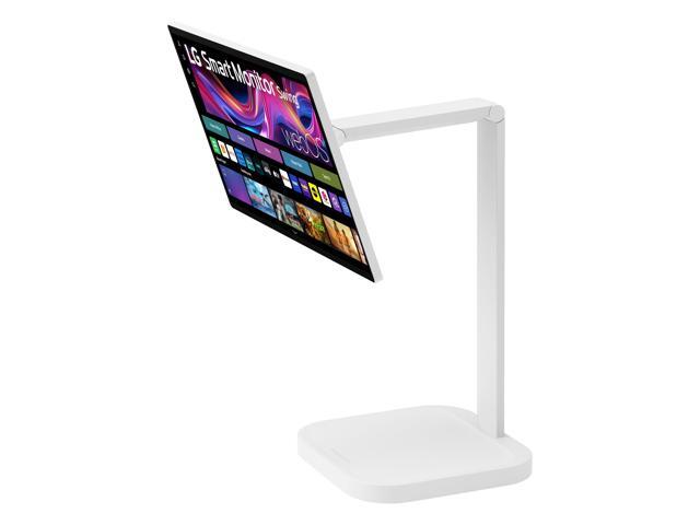 Smart Monitor Swing 32U889SAW 32-Inch 4K UHD (3840x2160) IPS Touchscreen on a Fully Adjustable Wheeled Base HDR10, webOS, Built-in Speaker, HDMI,...