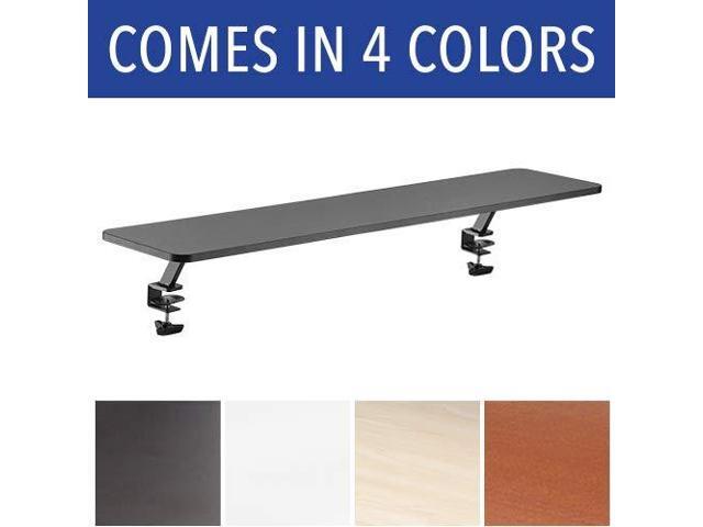 Stand Steady 55 Inch Clamp On Desk Shelf Large Monitor Riser Supports 3 Screens for Extra Storage Ergonomic Monitor Stand Securely Attaches to...