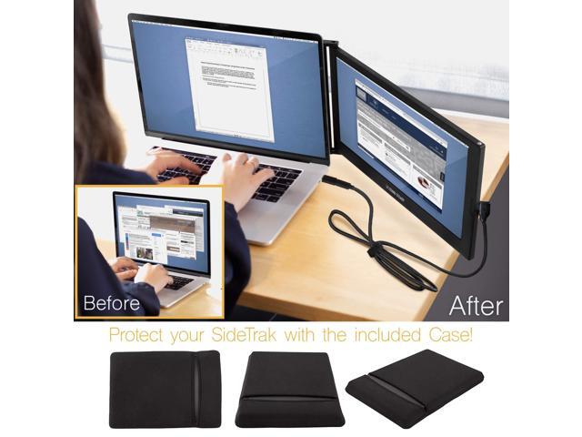 SideTrak Slide Portable Monitor 12.5' Screen with Carrying Case - Attaches to Your Laptop for Easy Travel - Efficient USB Power - Fits Mac and PC...
