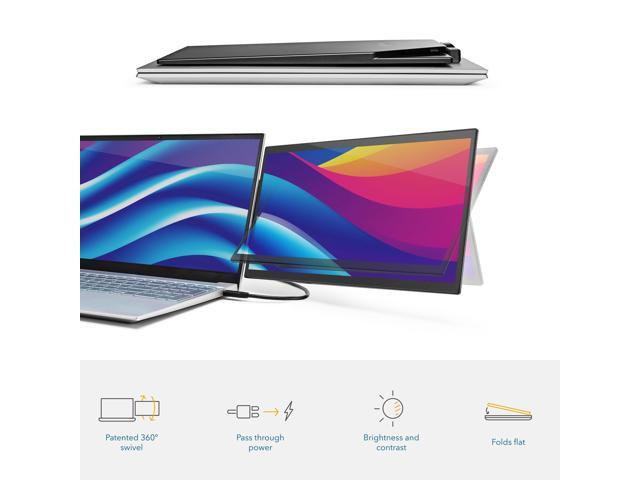 SideTrak Swivel Pro Touch Touchscreen Ultra Slim Attachable Portable Monitor for Laptop