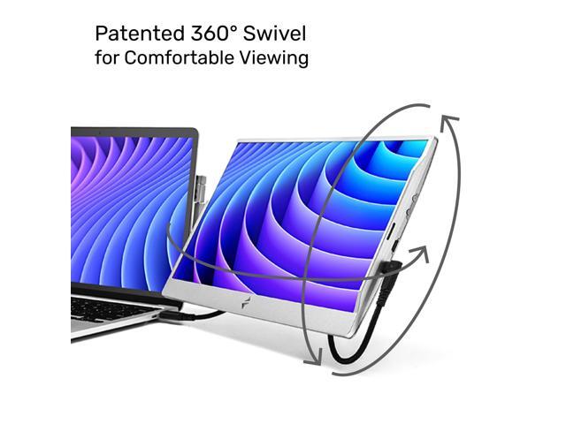 SideTrak Swivel 14 Attachable Portable Laptop Monitor FHD IPS USB Laptop Dual Screen with Kickstand Mac, PC, & Chrome Compatible Fits All...