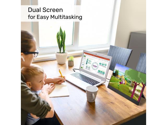 SideTrak - Solo Pro 15.8" Freestanding Portable Monitor - Black - image 3