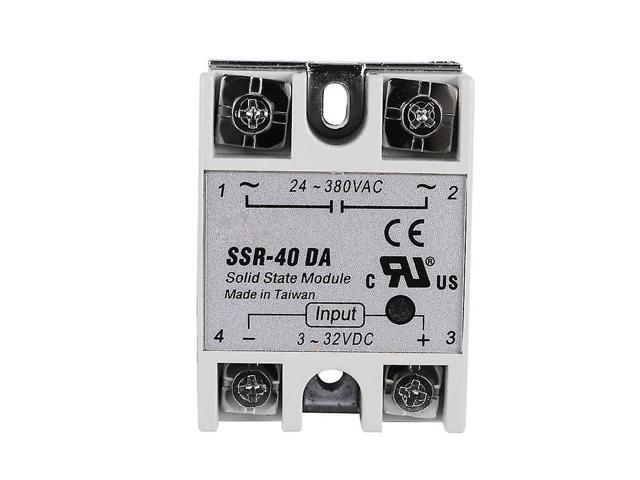 24-480v 40a Solid State Relay Module Single Phase Semi-conductor Relay Shield Board For 3d Printer Parts Accessories