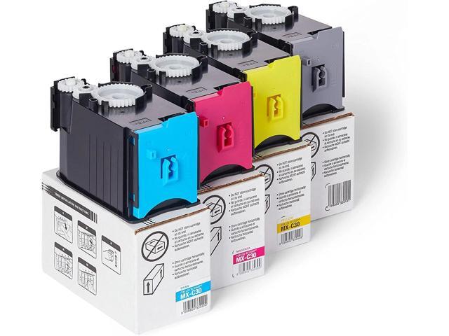 MADE IN USA TONER Compatible Replacement for Sharp MX-C30NT, MX-C250F, C300P, C300W, C301W, C303W, C304W, C305W, C306W (Black, Cyan, Yellow,...