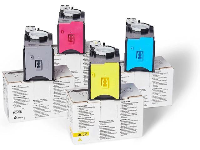 MADE IN USA TONER Compatible Replacement for Sharp MX-C30NT, MX-C250F, C300P, C300W, C301W, C303W, C304W, C305W, C306W (Black, Cyan, Yellow,...