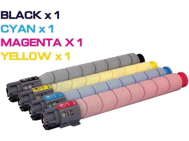MADE IN USA TONER Compatible Replacement for Ricoh Aficio Savin Lanier MP C305SP, C305SPF (Black, Cyan, Magenta, Yellow, 4 Pack)