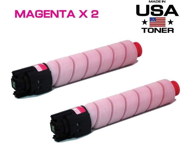 MADE IN USA TONER Compatible Replacement for Ricoh SPC430dn SP C431dn SP C440dn Savin CLP 37DN CLP 42DN SP C440 SPC430A 821107 (Magenta, 2 Pack)