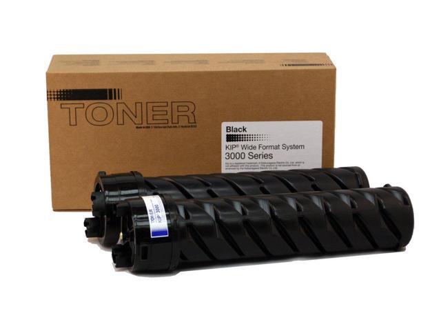 Compatible Toner for KIP 3000 printers, 3000-103, Z050970010 (Black, 2 cartridges)