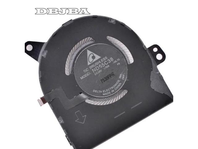 DBTLAP Fan for Delta ND55C08-16L10 ND55C08-16L10 DC5V 0.5A Laptop CPU Cooling Fan