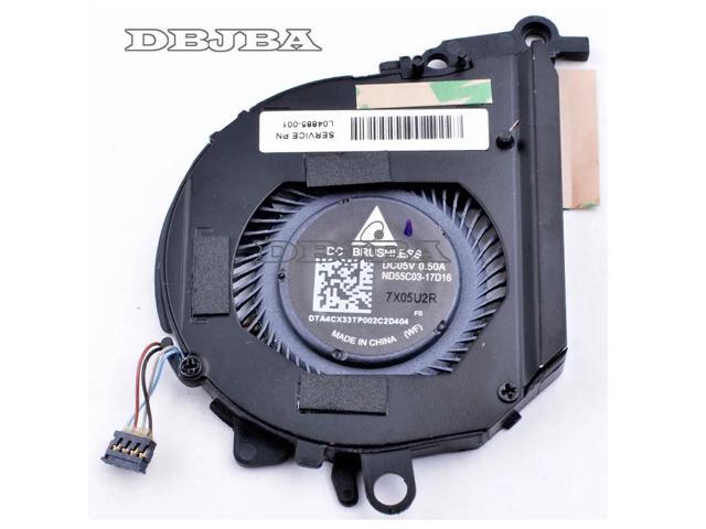 DBTLAP Fan for Delta DC05V 0.50A ND55C03-17D16 ND55C03-17D16 PN L04885-001 Laptop CPU Cooling Fan