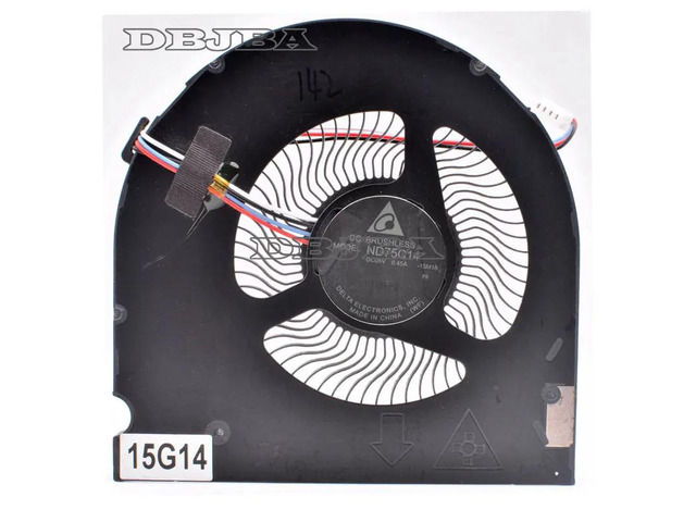 DBTLAP Fan for Delta ND75C14-15M18 ND75C14-15M18 DC5V 0.45A Laptop CPU Cooling Fan