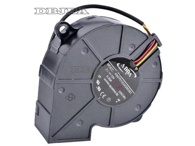 DBTLAP Fan for AB07012UX250301 7cm 12V 0.55A Centrifugal Turbine Projector Blower Cooling Fan-Hole Position Distance 75mm