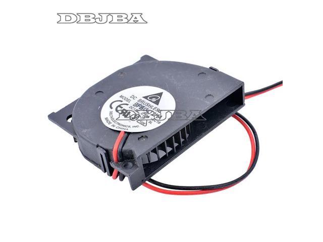 DBTLAP Fan for Delta BFB0412HA 4510 40x50x10mm DC 12V 0.24A Double Ball Bearing Side Blower Fan