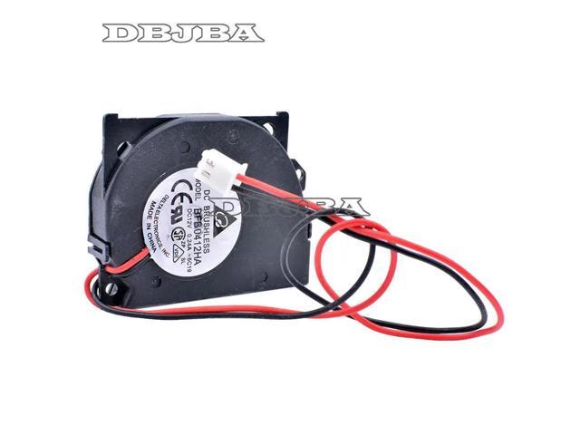 DBTLAP Fan for Delta BFB0412HA 4510 40x50x10mm DC 12V 0.24A Double Ball Bearing Side Blower Fan