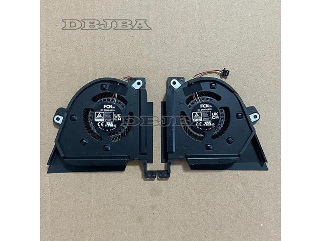 DBTLAP Laptop CPU GPU Cooling Fan For ASUS FP2J DFSCM22716392L 13NR0920P09011 603380109101 FP2H DFSCL12E06486M 13NR0920P08011 603380109201 12V 1A