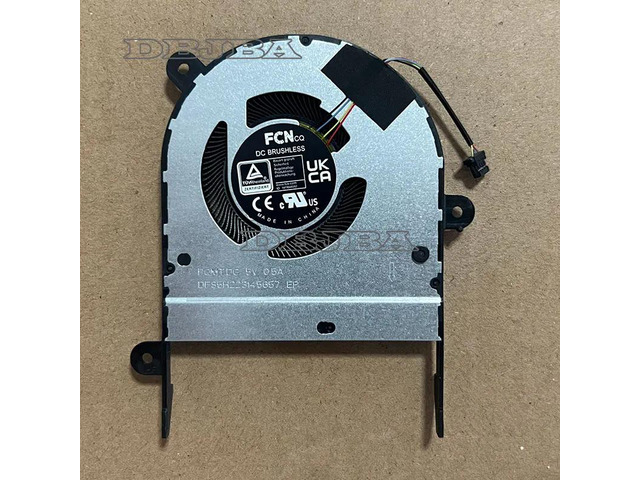 DBTLAP Laptop CPU Cooling Fan For Asus Zenbook Flip 15 Q539Z Q539ZD UP6502Z UP6502ZA UP6502ZD FQMT DFS5H223145657 13NB0W30T02111 5V 0.5A