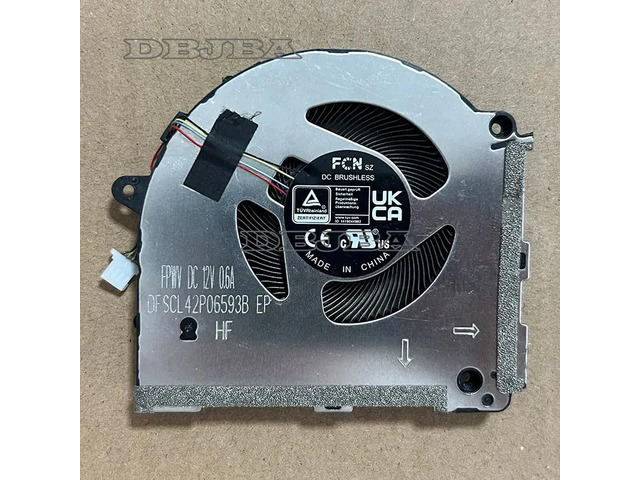 DBTLAP Laptop GPU Cooling Fan For ASUS Vivobook Pro 15 OLED K6502Z 13NB0YX0T02011 DFSCL42P06593B FPWV 12V 0.6A