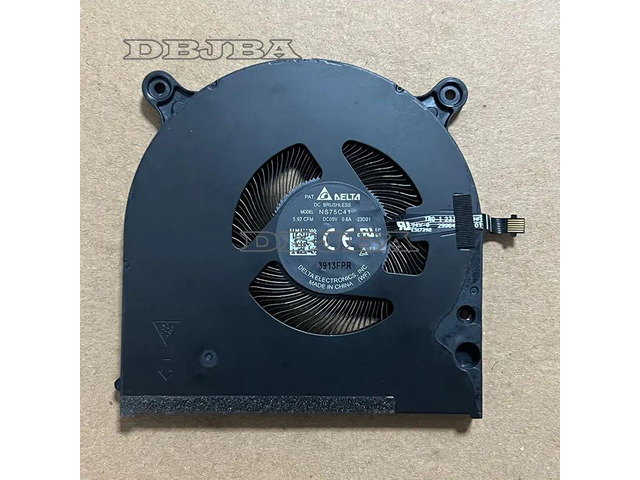 DBTLAP Laptop CPU Cooling Fan For Dell XPS 16 9640 NS75C41-23D01 0F966V 023.100VQ.0001 5V 0.6A