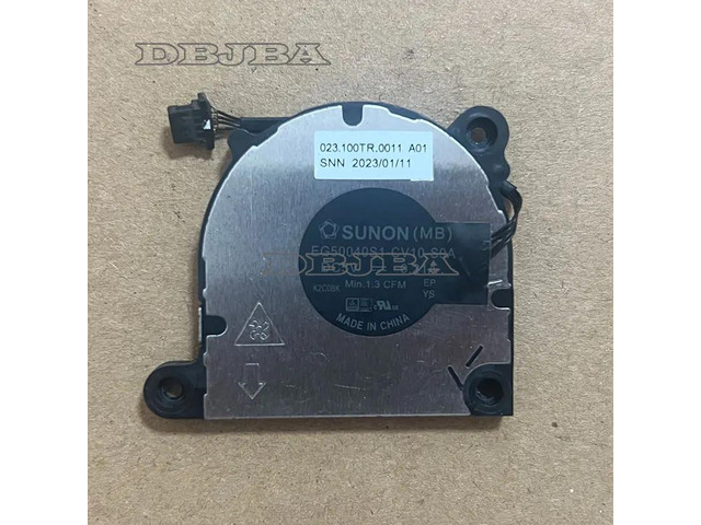 DBTLAP Laptop CPU Cooling Fan For Dell Alienware M16 R1 M18 R1 M18 R2 M18X R1 0XMDV9 EG50040S1-CV10-S9A 023.100TR.0011 5V
