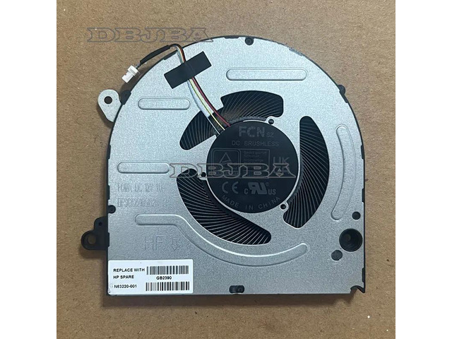 DBTLAP Laptop GPU Cooling Fan For HP BookPro 16-AB 16T-AB TPN-W161 N63220-001 DFSCK22105182B FQWN 12V 1.0A