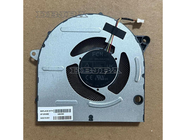 DBTLAP Laptop CPU Cooling Fan For HP BookPro 16-AB 16T-AB TPN-W161 N63219-001 DFS5K22B056732 FQU0 EG50061S1-C750-S9A 5V 0.5A(Not 12V)