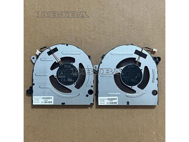 DBTLAP Laptop CPU GPU Cooling Fan For HP BookPro 16-ab TPN-W161 N63219-001 DFS5K22B056732 FQU0 DFS5K22B056732 FQU1 5V 0.5A