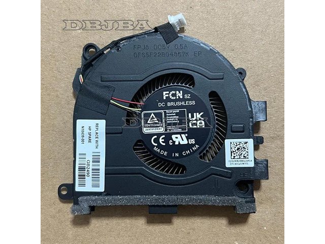 DBTLAP Laptop GPU Cooling Fan For HP Pavilion Plus 14-EH 14T-EH 14T-EH000 14-EH1000 14-EH1299NR 14-EH0025TU TPN-W154 DFS5F22B04867K FPJ8 N10439-001...
