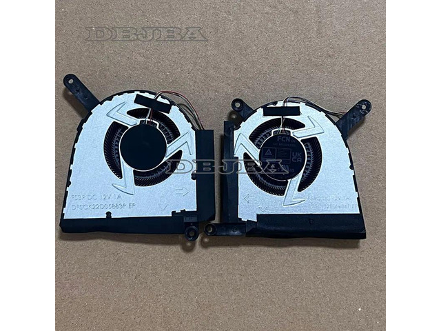 Laptop CPU GPU Cooling Fan For DFSCL12E16486P FS3Q DFSCK22D05883P FS3R 13NR0HW0M03011 6033B0131401 13NR0HW0M02011 6033B0131501 12V 1A