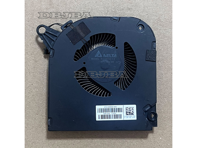 Laptop CPU Fan for HP OMEN 9 slim TPN-C171 16-U 16-u0054TX u0054TX u0060TX u0062TX N43727-001 ND8CC17-22H13 DC2800148D0 12V 0.50A 4PIN