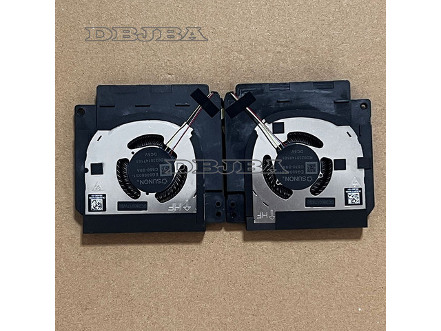 CPU GPU Fan For DELL Precision 5690 Fit RTX C6FF2 XHMRD 0C6FF2 0XHMRD EG50060S1-C870-S9A EG50060S1-C860-S9A DC280017WS0 A Pair UMA