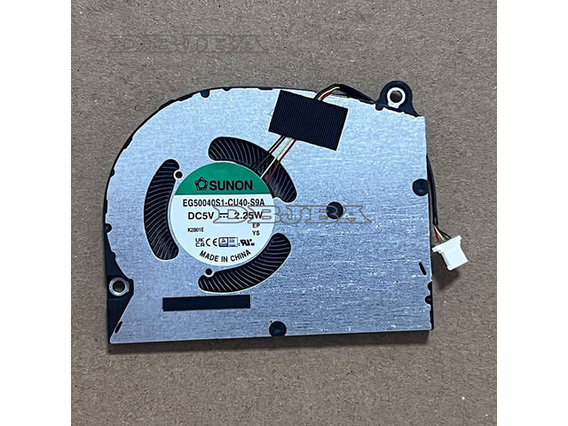 Laptop CPU Cooling Fan For Acer Swift Edge 2022 SFA16-41 SFA16-41-R7SU R6YS N22C8 SFE16-42 DC280012VS0 EG50040S1-CU40-S9A DC5V 2.25W 4Pin
