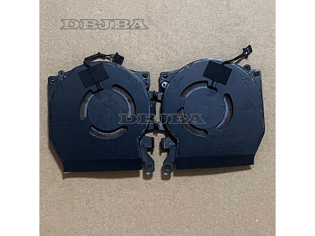 Laptop CPU+GPU Cooling Fan for DELL for Alienware X16 R1 DFS5K12114262B FPX5 DFS5K12304363B FPX3 0W3YTN 0PDJFP DC2800134EL DC2800133FL 5V 0.5A 4PIN