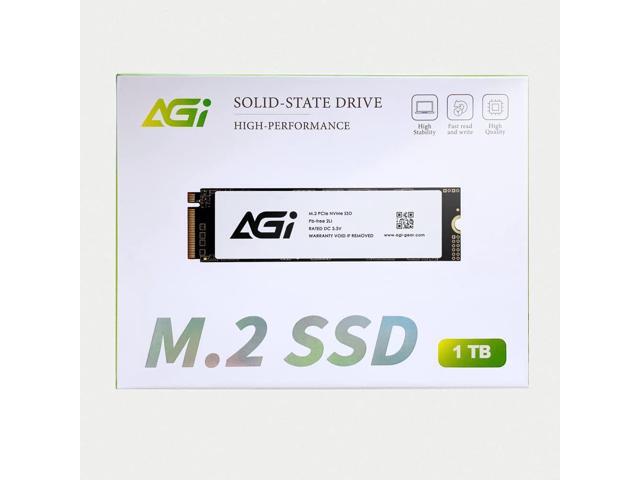 AGI 1TB AI838 PCIe NVMe M.2 Gen4x4 DRAM Cache 3D TLC NAND Flash Internal Solid State Drive SSD with Heat Sink (R/W Speed up to 7400/5500 MBs) Level...