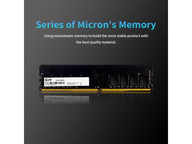AGI UD138 8GB DDR4 UDIMM 2666MHz CL19, 1.2V, 288-pin for Computer Memory RAM Module Upgrade
