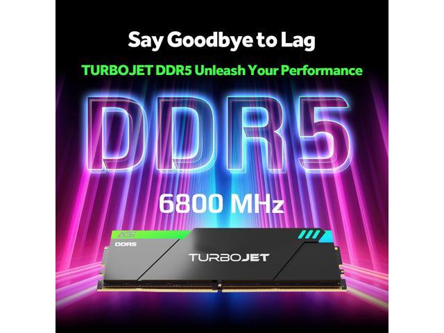 AGI UD858 RGB 32GB (2 x 16GB) 288-Pin PC RAM DDR5 6800 Desktop Memory Model AGI6JPC16UD858