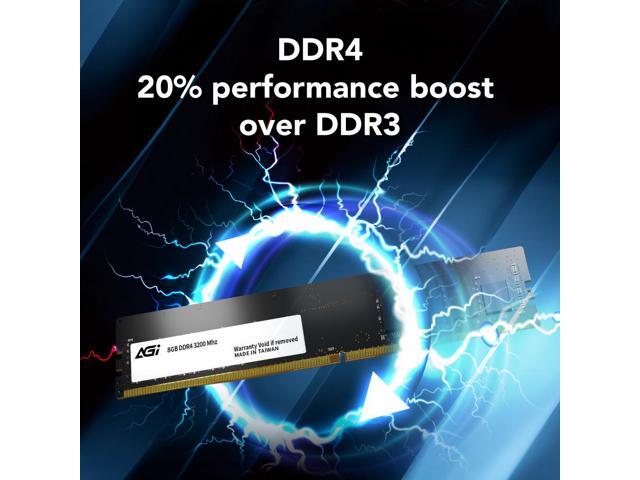 AGI UD138 16GB 288-Pin PC RAM DDR4 3200 (PC4 25600) with Desktop Memory Model AGI320A16UD138