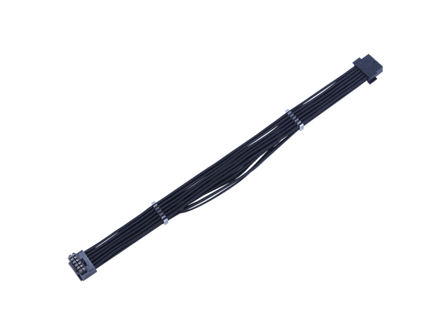 X-Enlazar Superior 600W PCIe 5.0 / Gen 5 90 Degree L-Angled Patent 12VHPWR PSU Extension Cable / Black / 12+4pin to 12+4pin Extension Connector /...