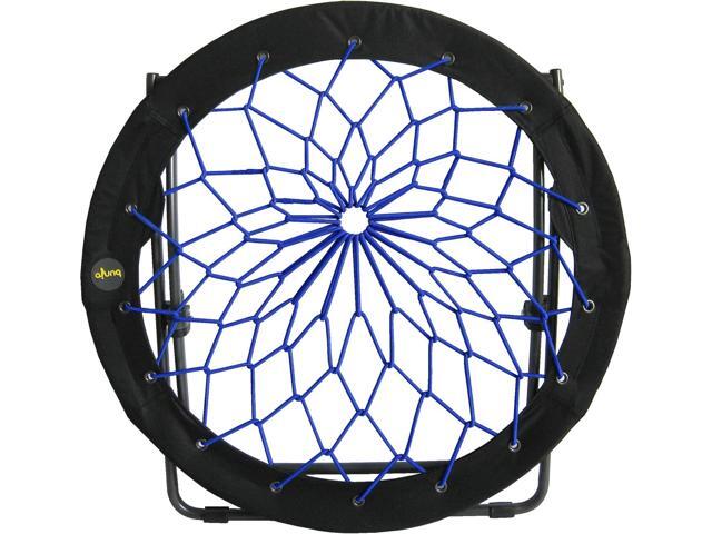 Zenithen Limited Foldable Bunjo Bungee Chair for Dorms, Living Rooms, Bedrooms, Camping, Gaming & Lounging, Indigo (Pack of 1)